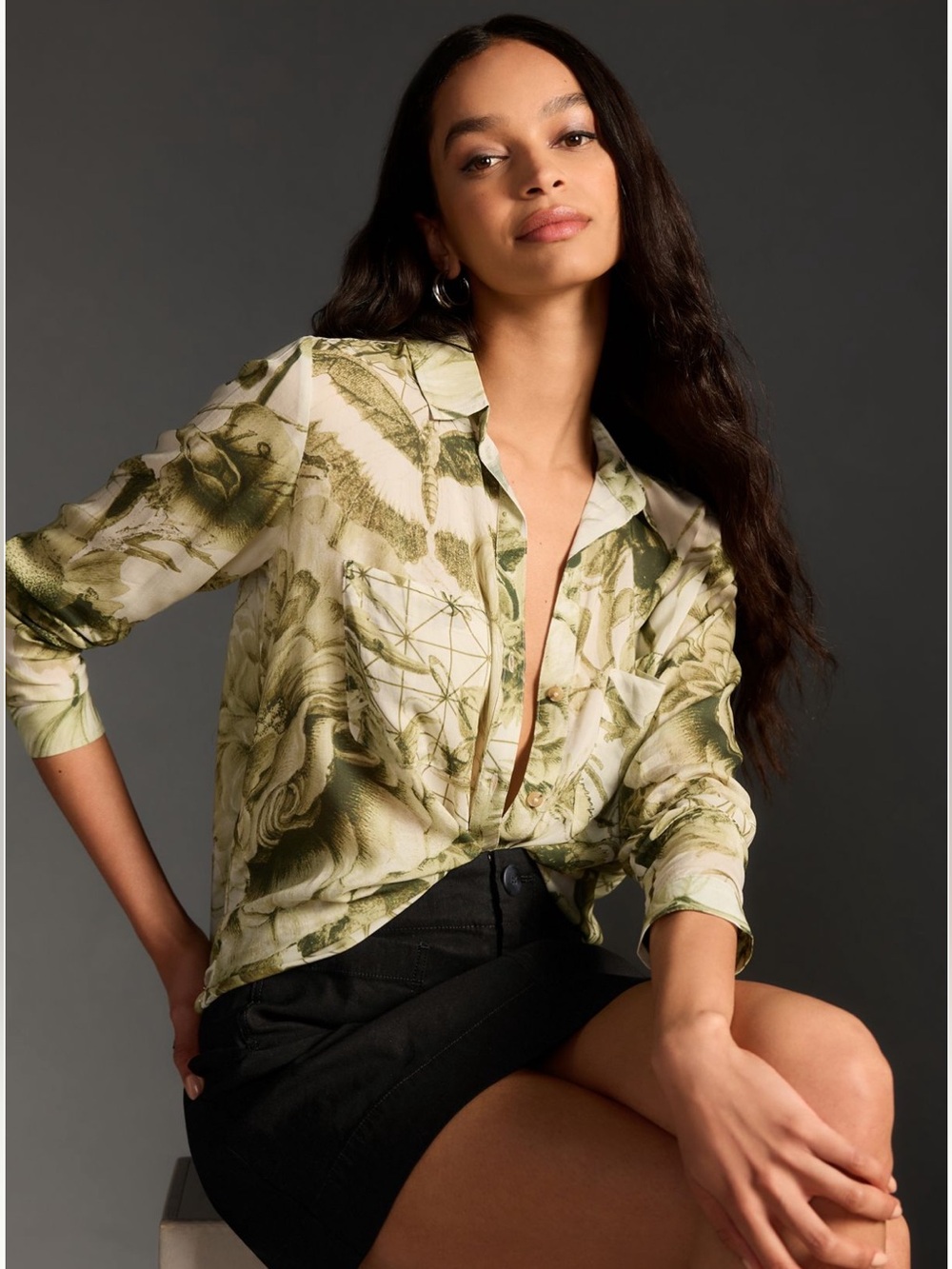 Anthropologie The Romy Relaxed Buttondown Shirt by Pilcro: Manel Villalonga